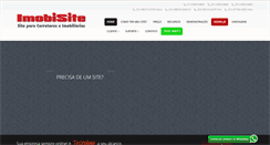 Desktop Screenshot of imobisite.com.br
